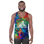 Tie Dye Disney Tank Top For Men