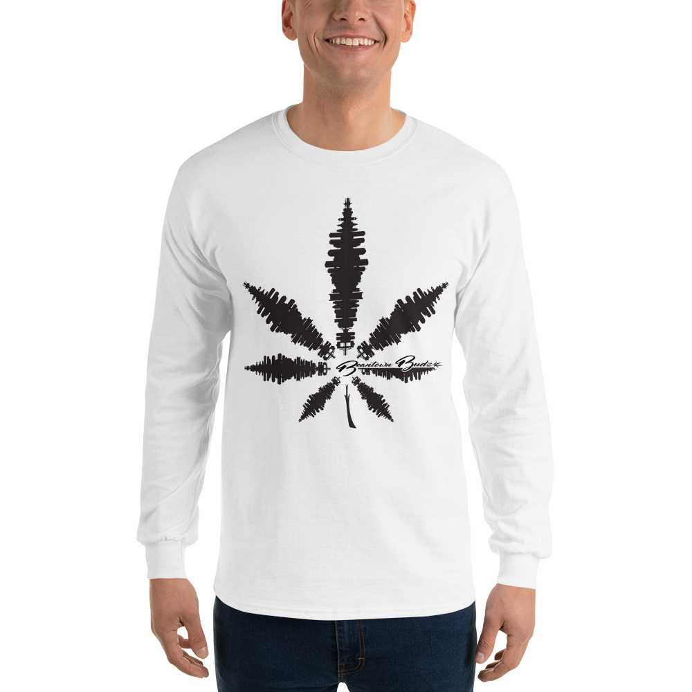 Beantown Pot Leaf City Long Sleeve T-Shirt