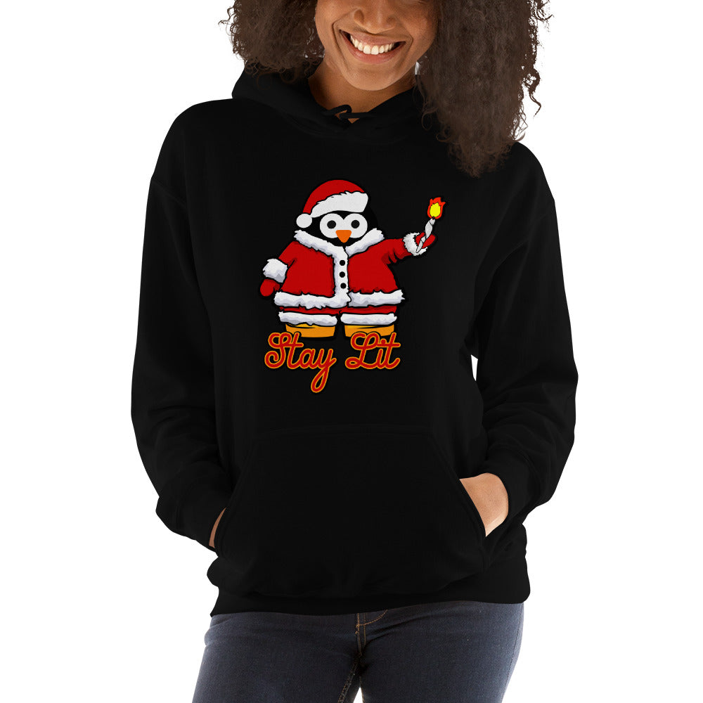 Unisex Stay Lit Hooded Sweatshirt