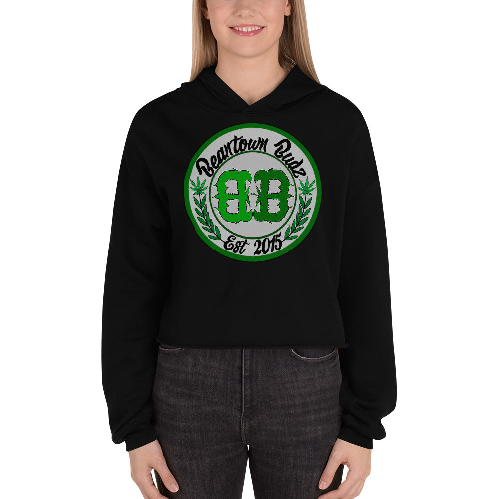 Double B Logo Crop Hoodie