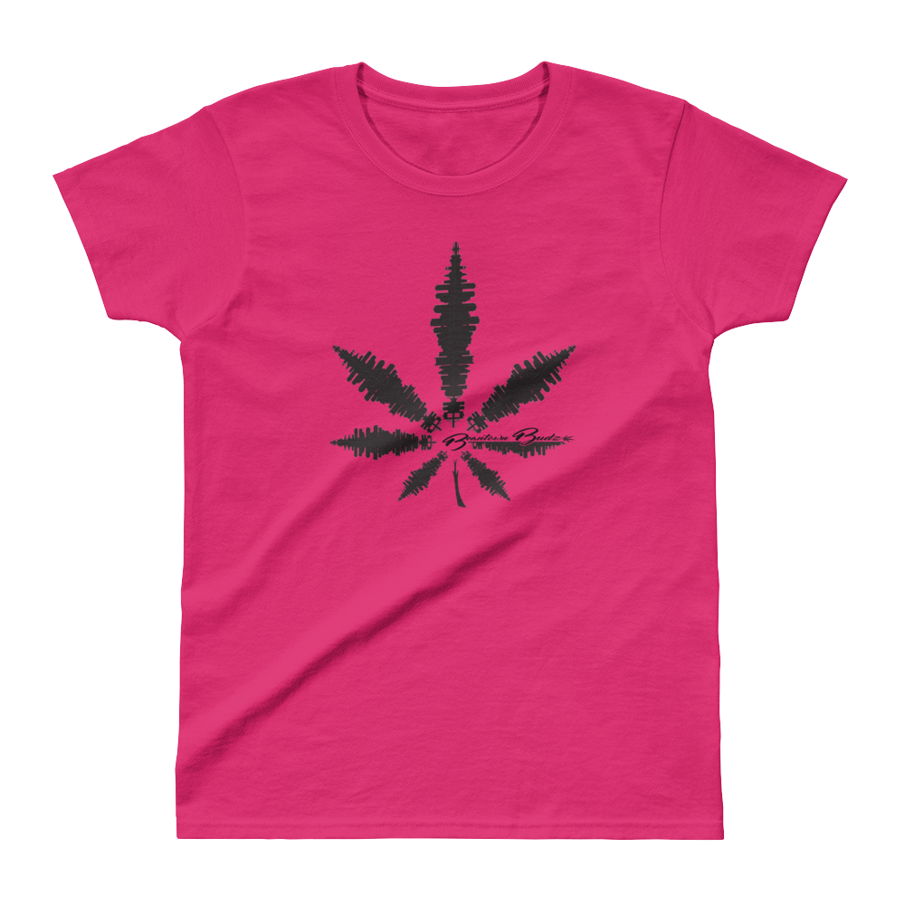 Beantown Pot Leaf City Ladies' T-shirt